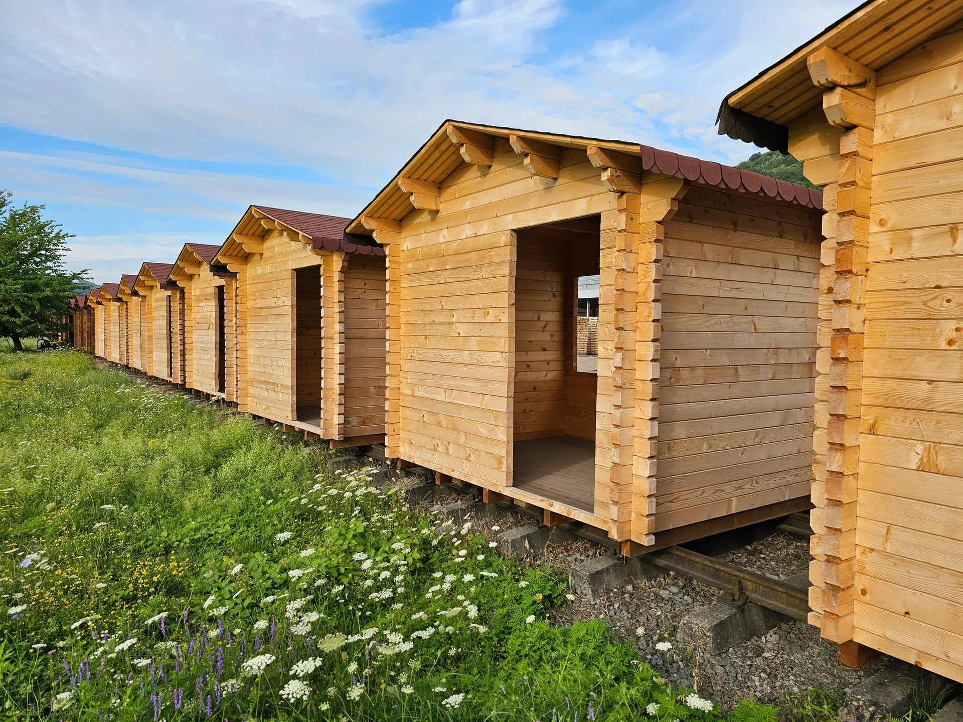 Cabană tip A — Cabane tip A, gata de livrare